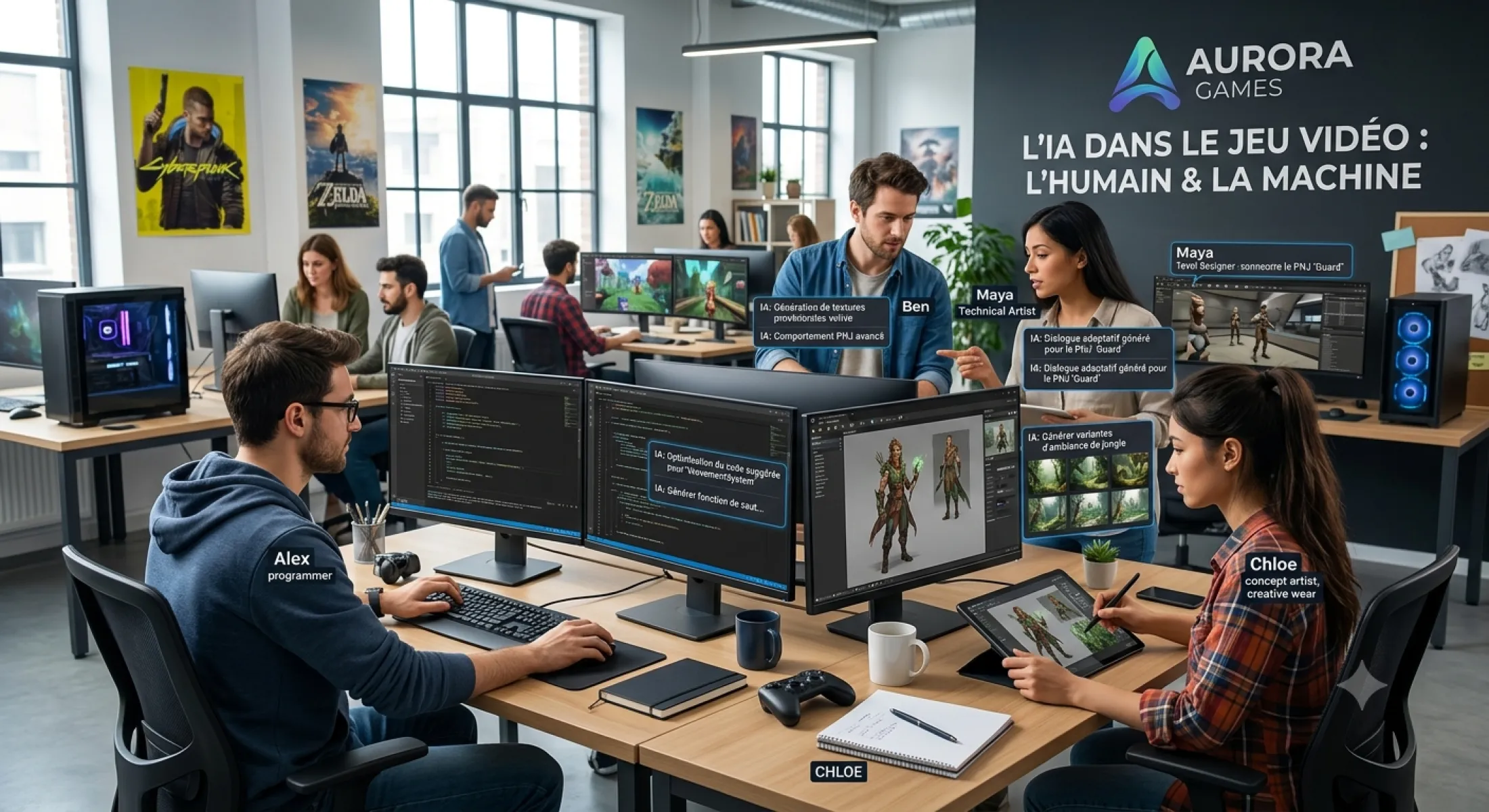 The video game industry facing AI: how careers are being transformed