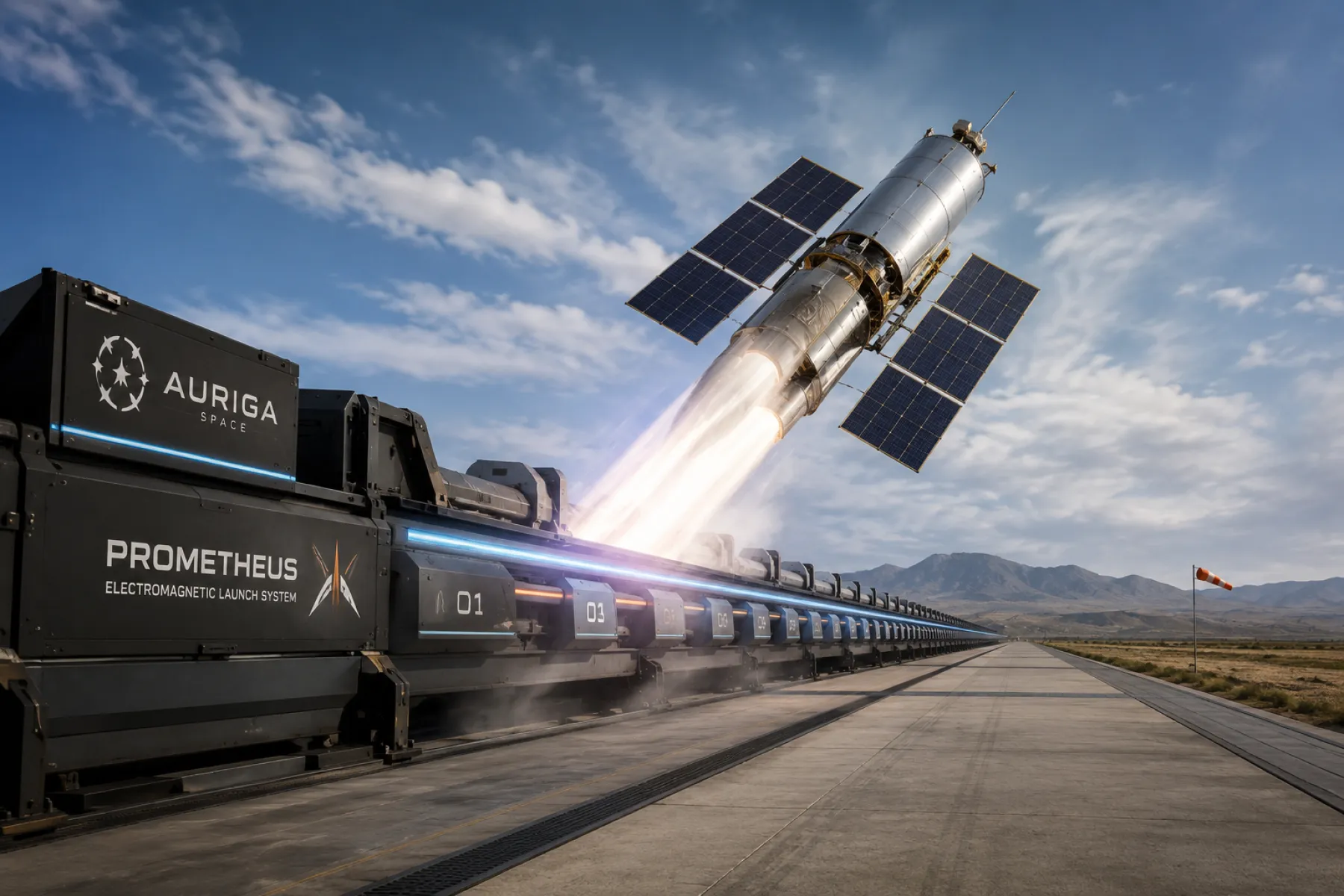 Auriga Space aims to revolutionize space launches with an electromagnetic catapult