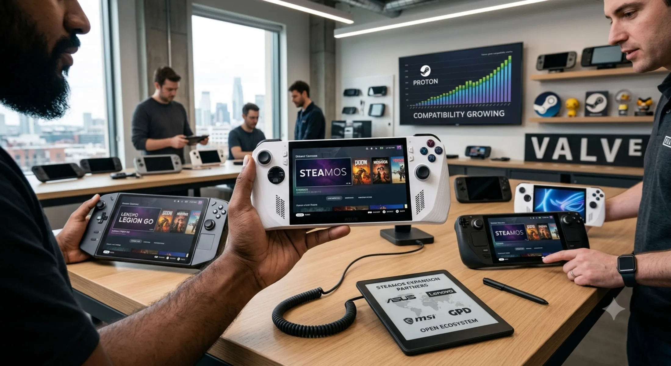 SteamOS continues its expansion as a strong alternative to Windows for handheld gaming PCs